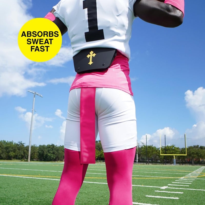 SLEEFS Hue Pink Thin Football Towel with Logo - Image 2